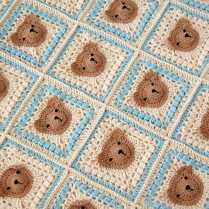 Teddy Bear Baby Blanket Crochet Pattern
