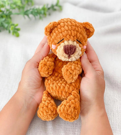 Teddy Bear Lovey Crochet Pattern