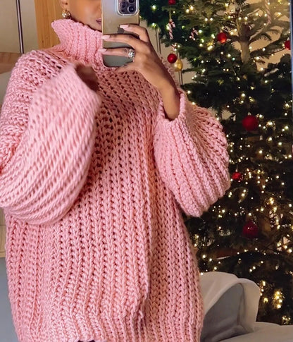 Turtleneck Sweater Crochet Pattern