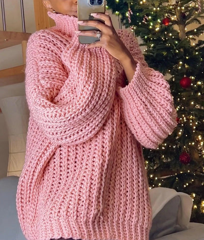 Turtleneck Sweater Crochet Pattern