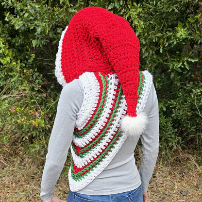 Tawarwaith Hooded Vest Crochet Pattern