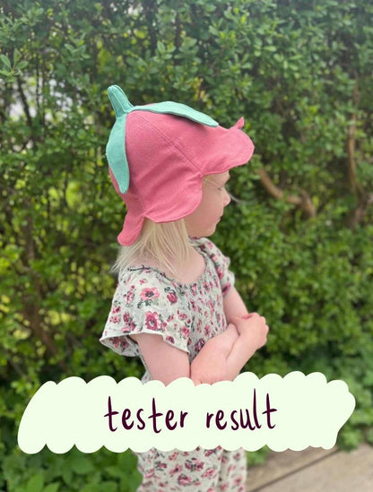 The Cutest Flower Hat Sewing Pattern