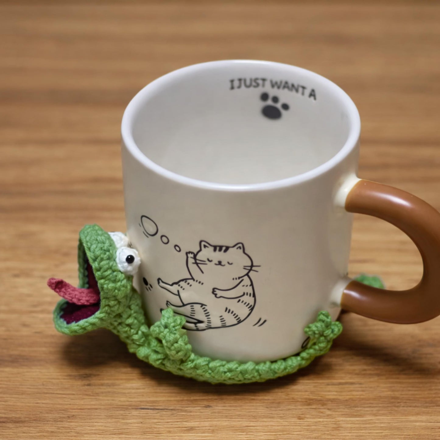 Tom Lizard Popping Coaster Crochet Pattern