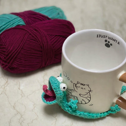 Tom Lizard Popping Coaster Crochet Pattern