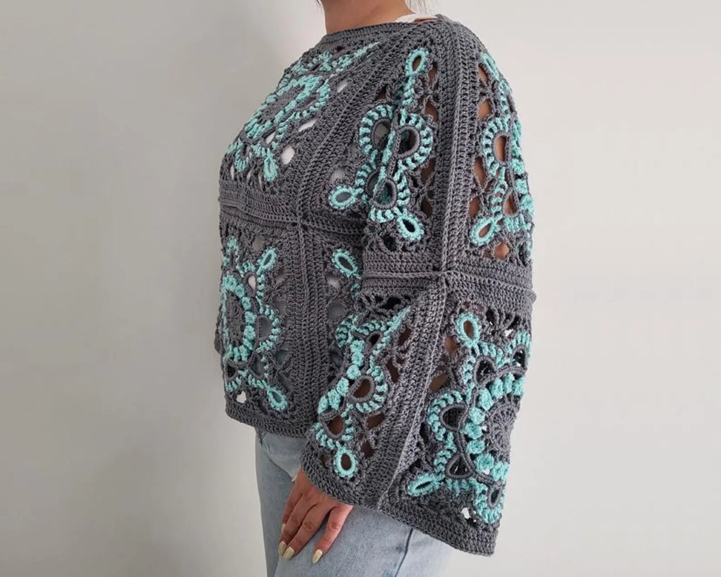 Turkish Granny Square Top Crochet Pattern