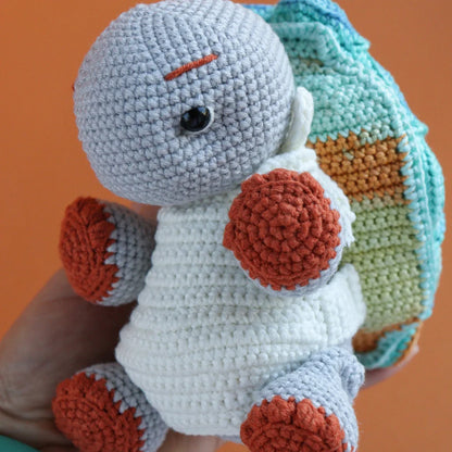 Mosaic Turtle Toy Crochet Pattern