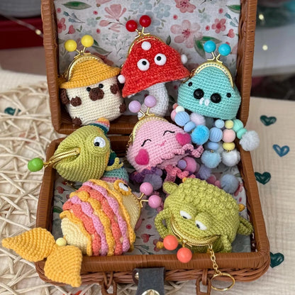 Wallets Keychain Crochet Pattern