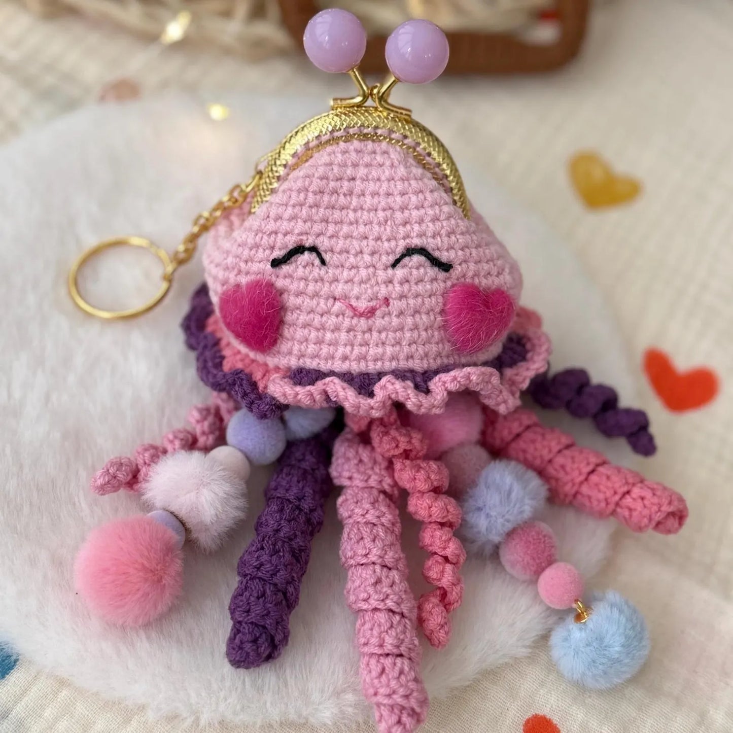 Wallets Keychain Crochet Pattern