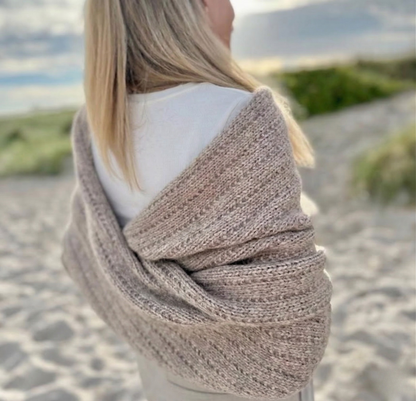 Wrapped in Texture Sweater Scarf Knitting Pattern