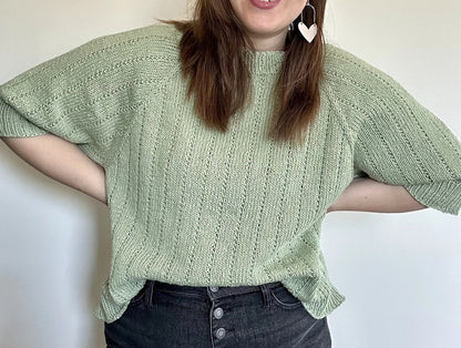 Weekend Glow Sweater Knitting Pattern