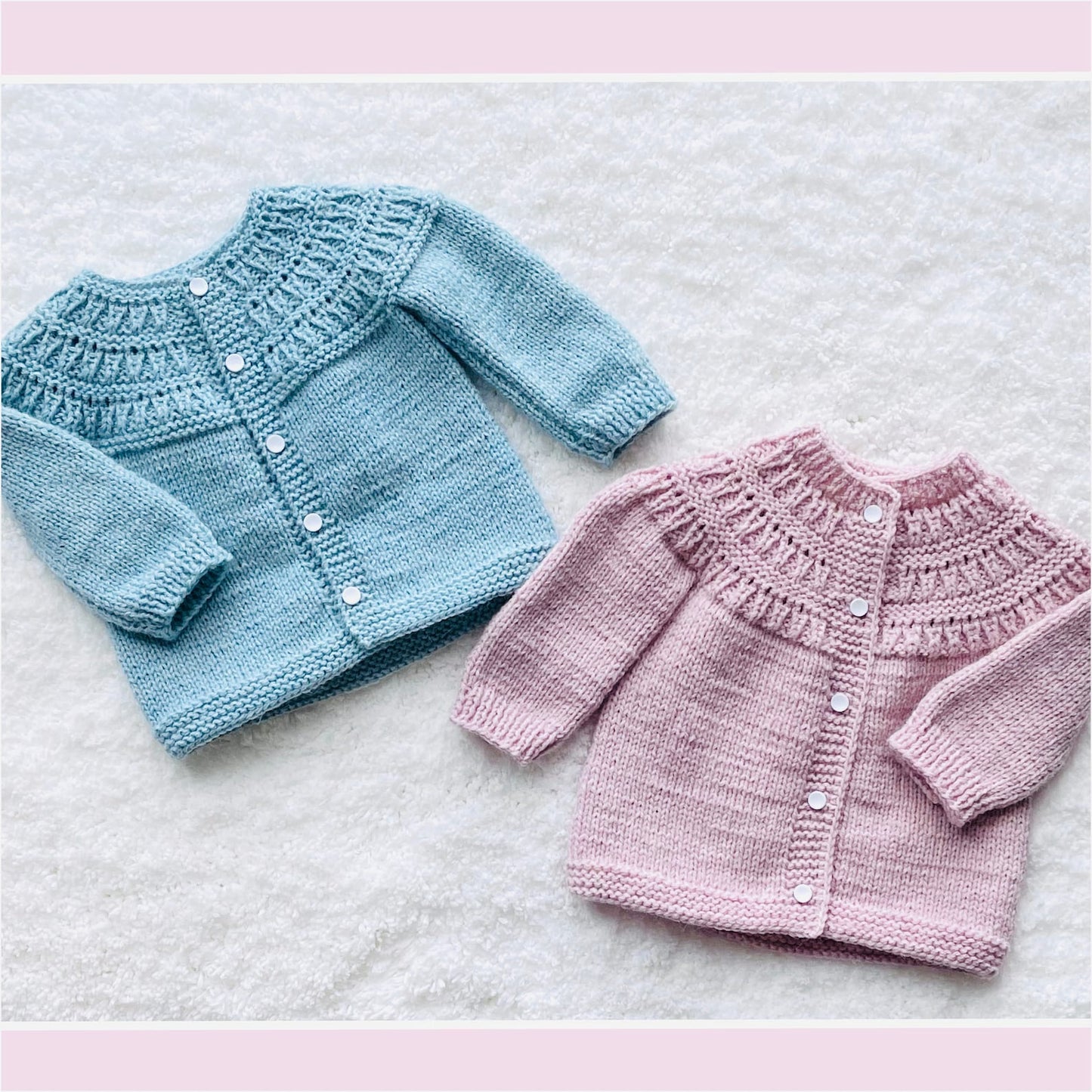 Easy Baby Cardigan Sweater Knitting Pattern