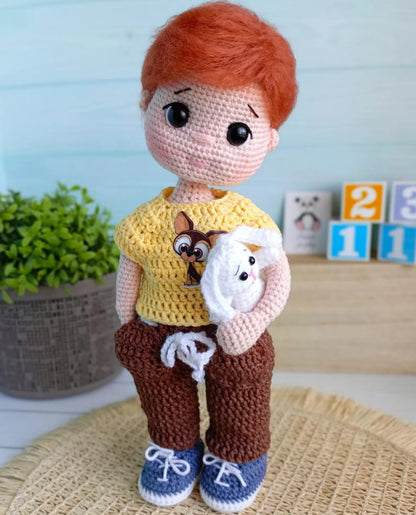Crochet Boy Doll Pattern