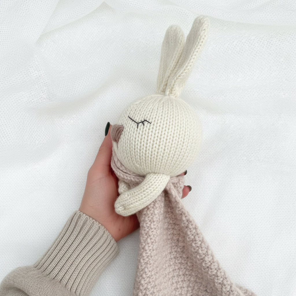 Bunny Comforter Knitting Pattern