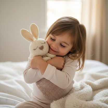 Bunny Comforter Knitting Pattern