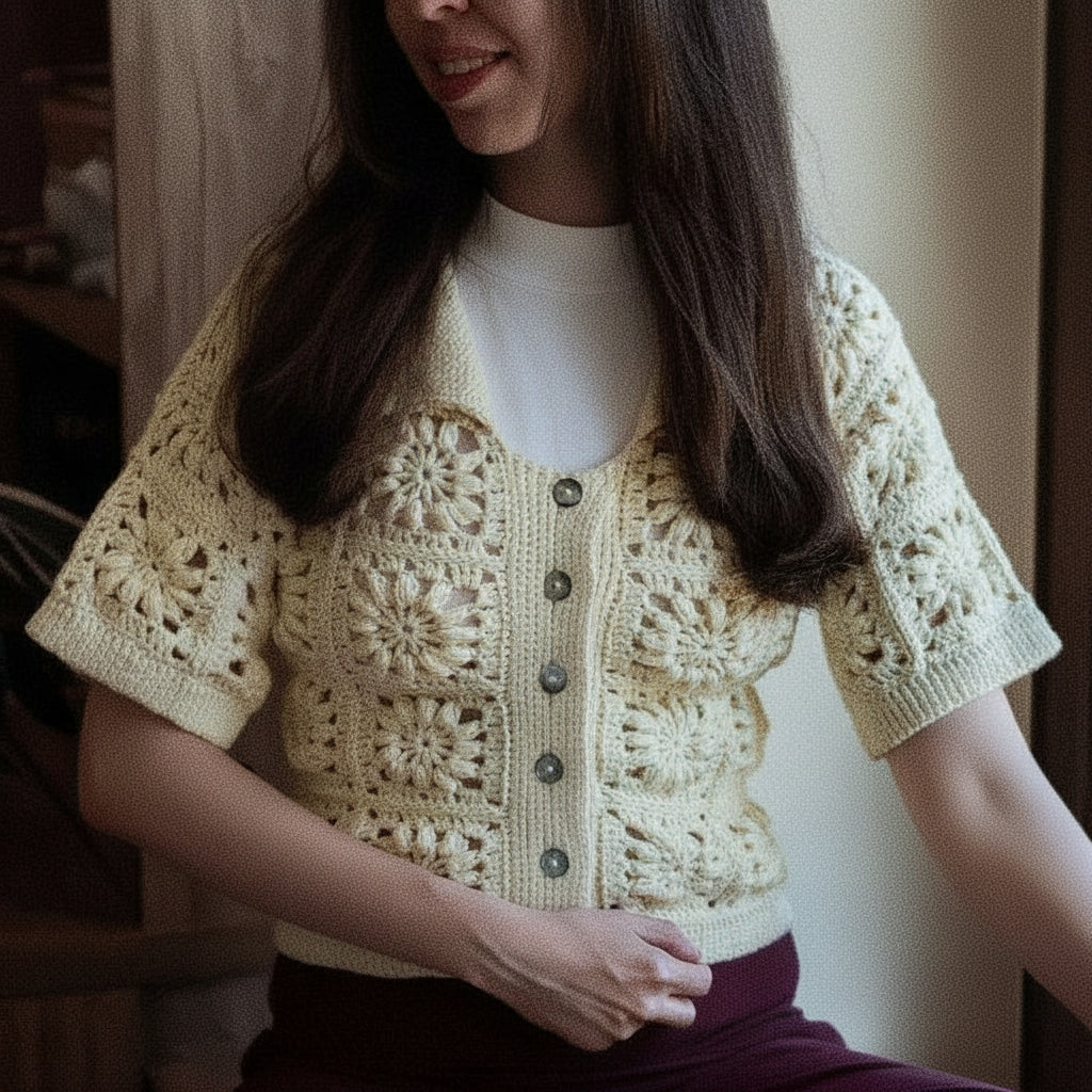 Granny Square T-Shirt Crochet Pattern