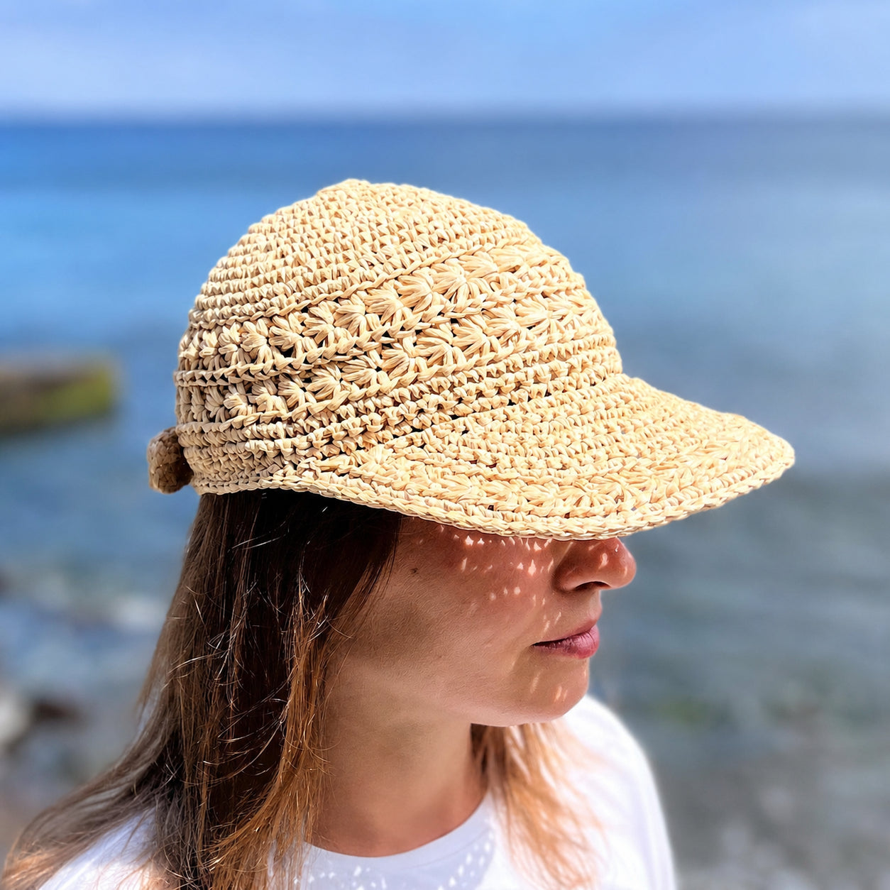 Baseball Cap Sun Visor Hat Crochet Pattern