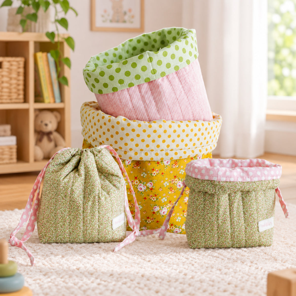 Vanity Bucket Sewing Pattern
