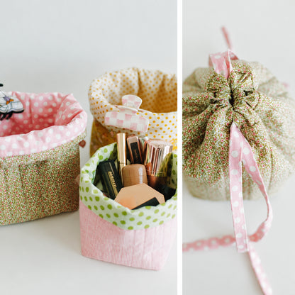Vanity Bucket Sewing Pattern