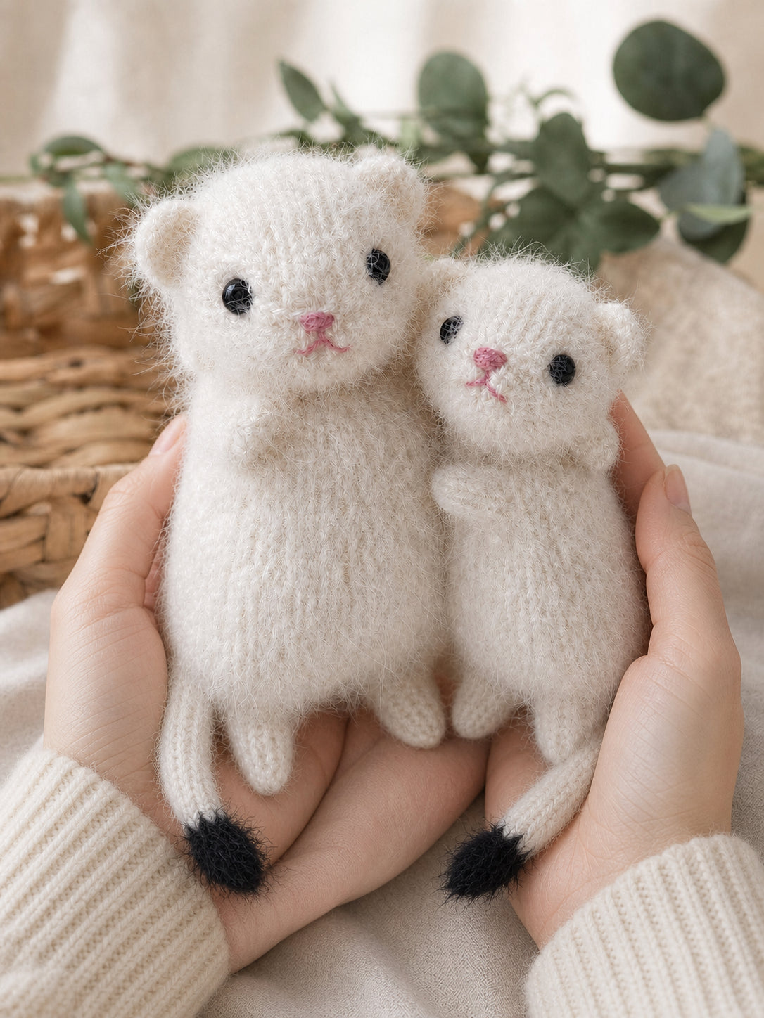 Fluffy Otter Amigurumi Knitting Pattern