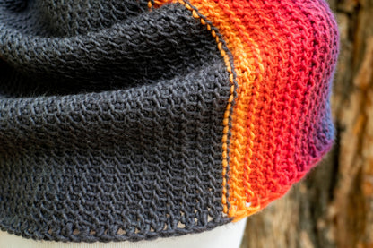 Comet Keyhole Scarf Crochet Pattern