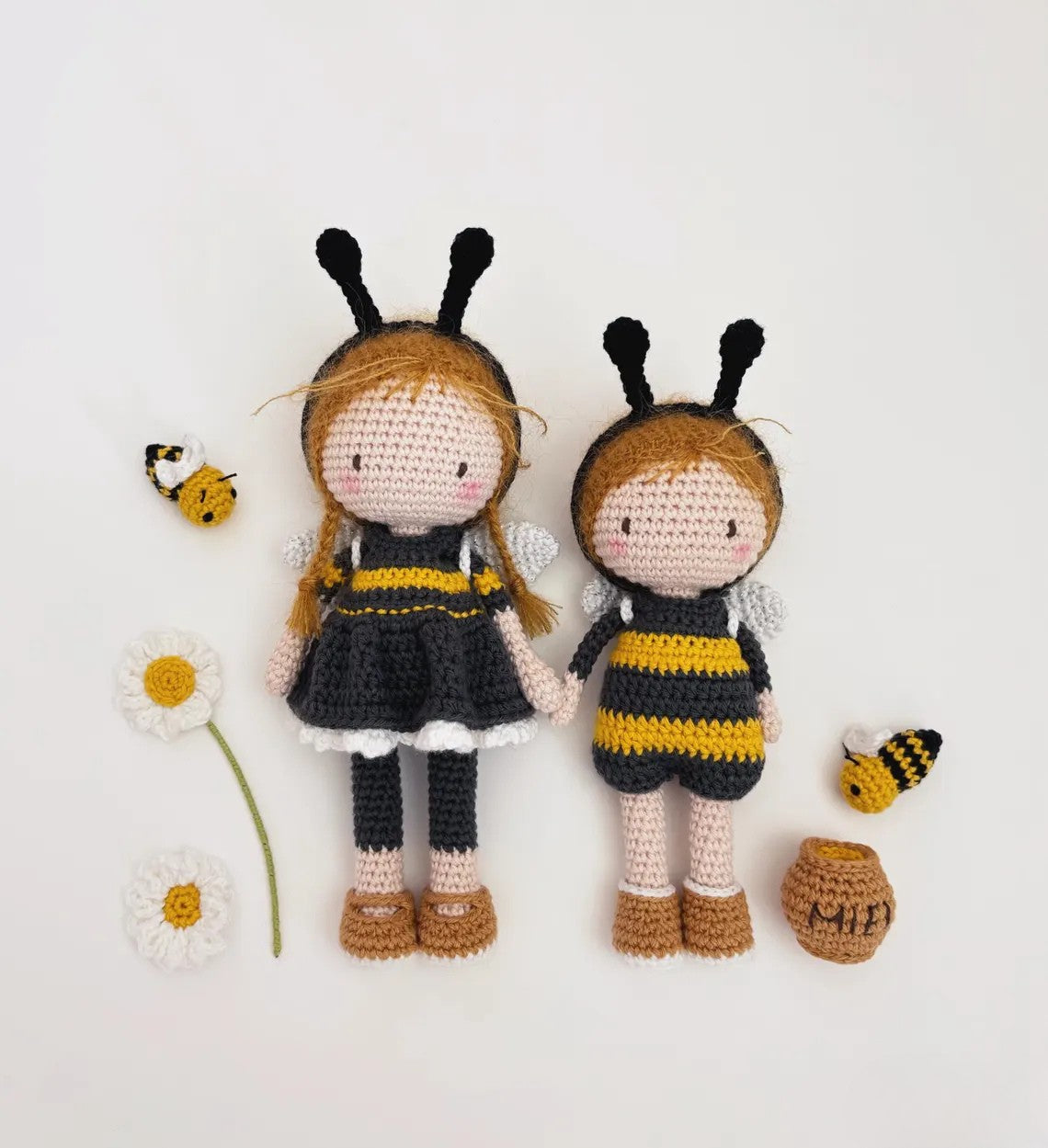 Busy Bee Friends Crochet Pattern