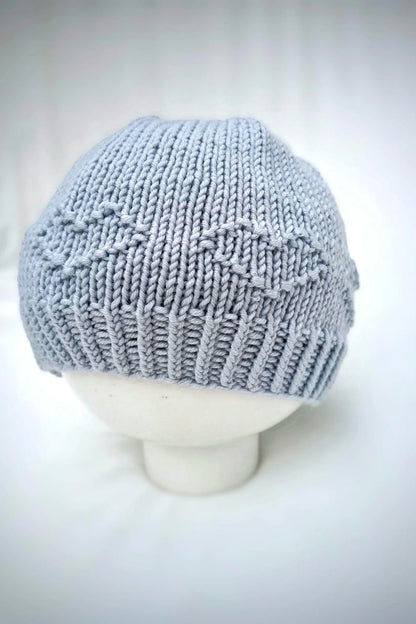 Heart Baby Hat Knitting Pattern