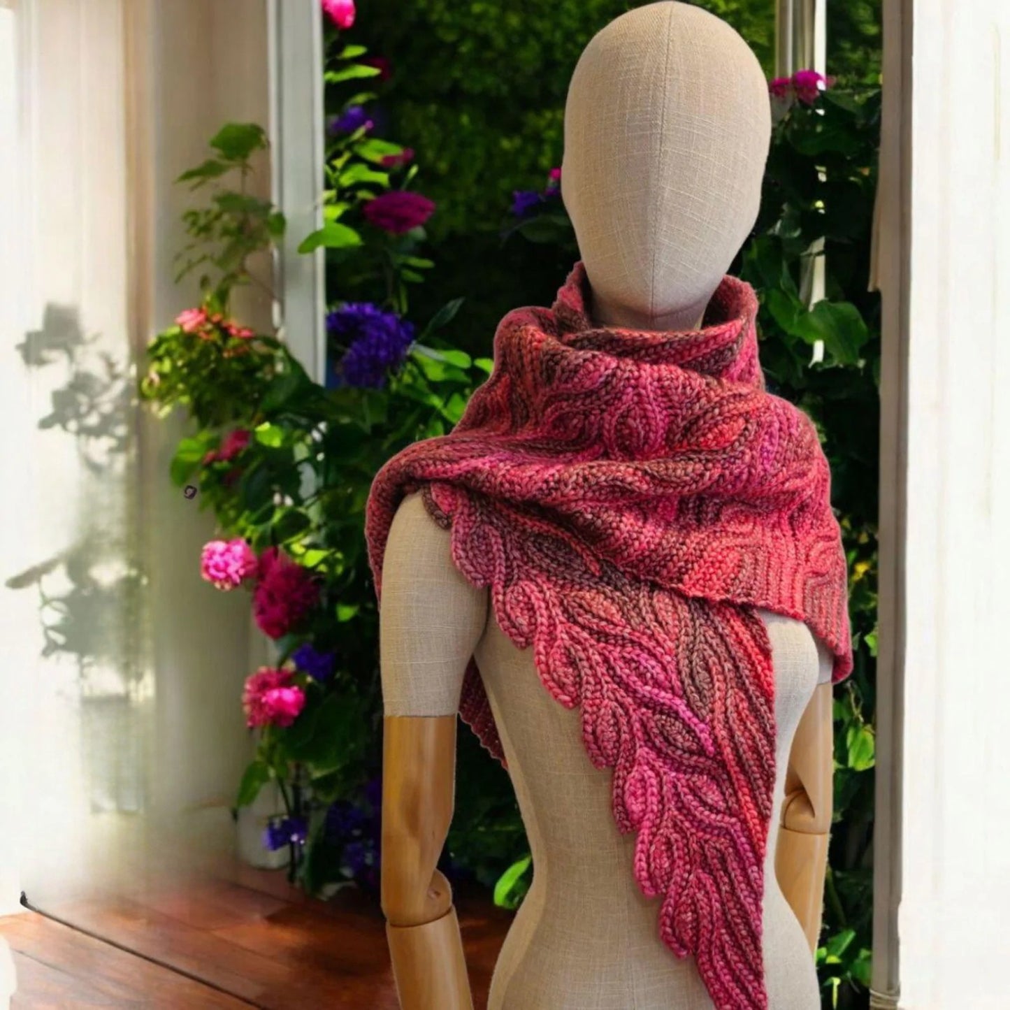 Crochet Shawl Scarf Pattern