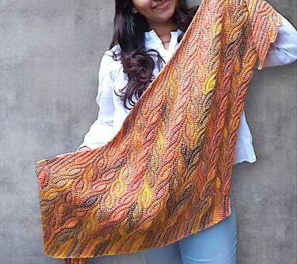 Crochet Shawl Scarf Pattern