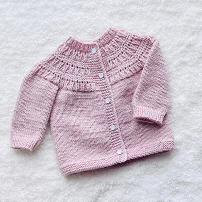 Easy Baby Cardigan Sweater Knitting Pattern