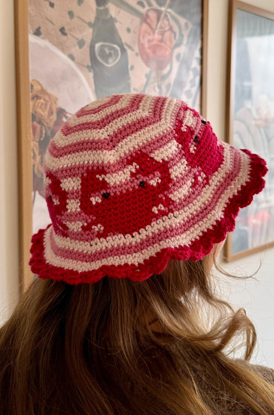 Crab Bucket Hat Crochet Pattern