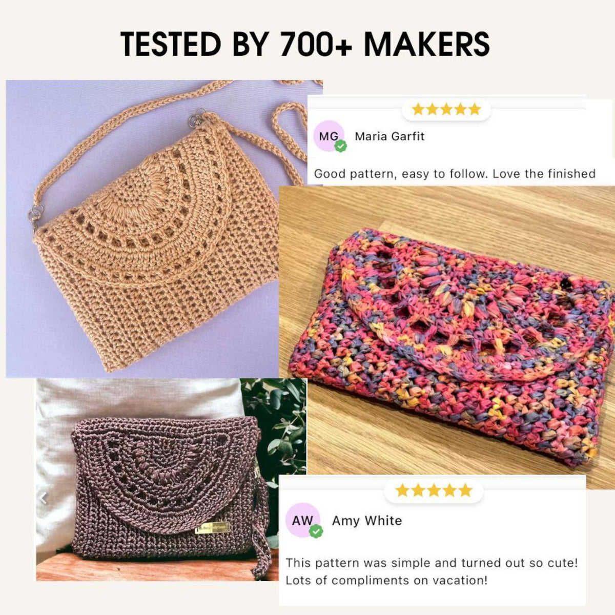 Boho Raffia Clutch Bag Crochet Pattern