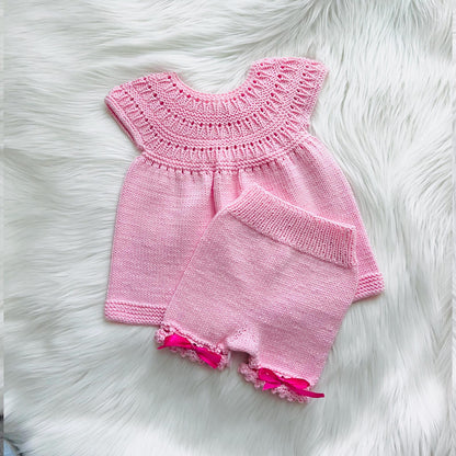 Easy Knit Lucy Dress Knitting Pattern