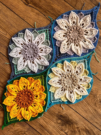 Sunflower Fields Too Crochet Pattern