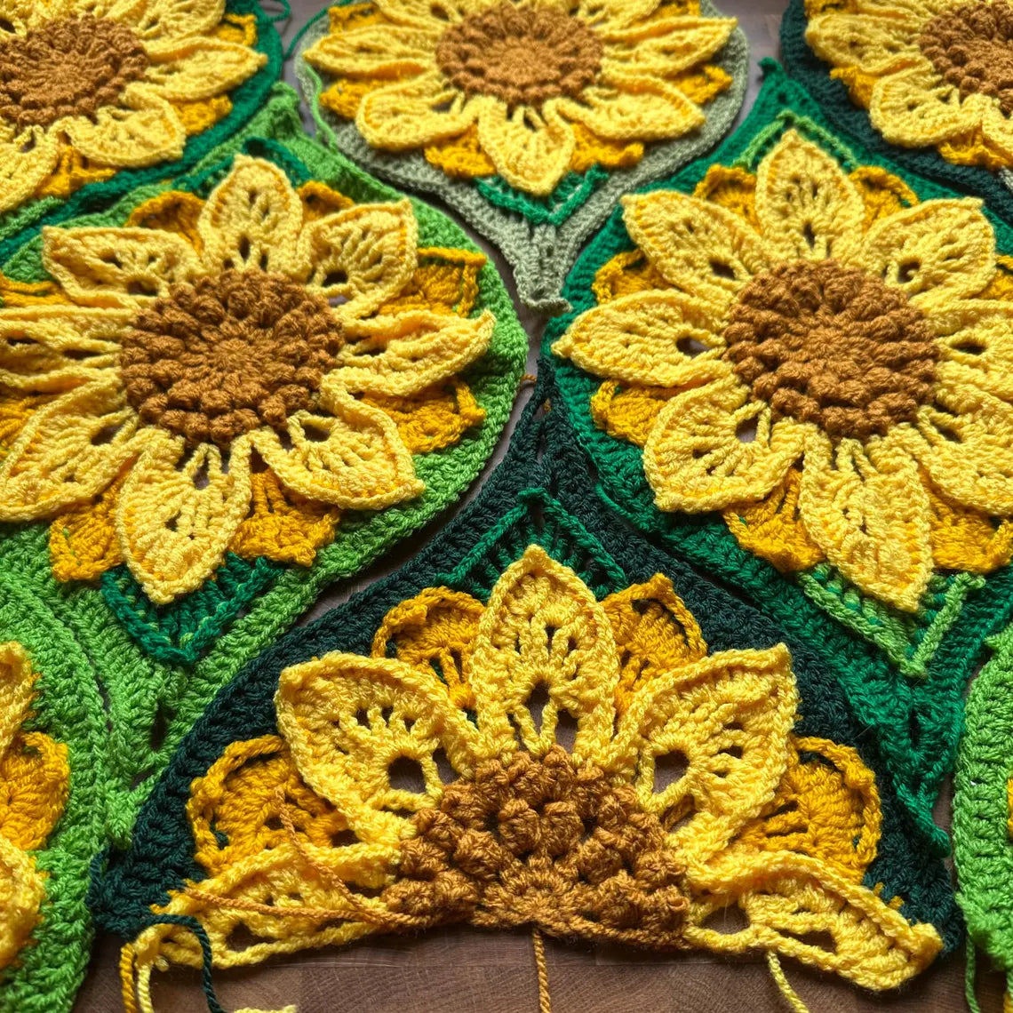 Sunflower Fields Too Crochet Pattern