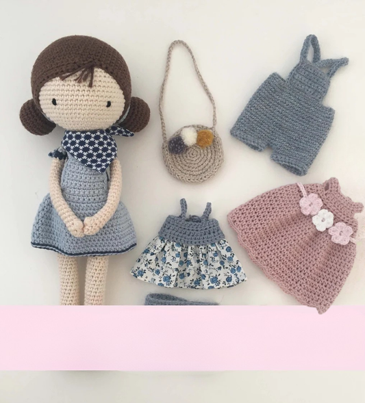 Lucile and Lulu Dolls Crochet Pattern