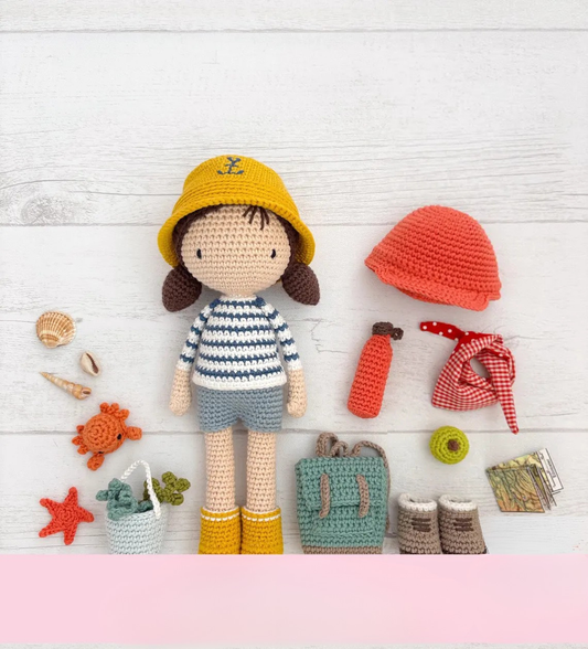 Milla the Adventure Doll Crochet Pattern