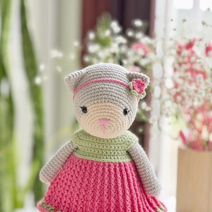 3-in-1 Lamb, Bear and Kitty Doll Crochet Pattern