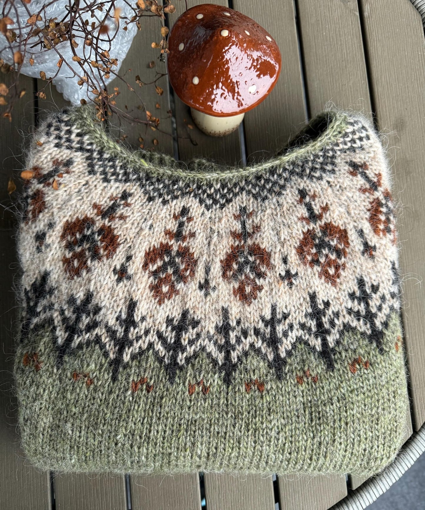 Forest Sweater Knitting Pattern