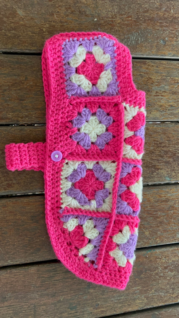 Granny Square Dog Sweater Crochet Pattern