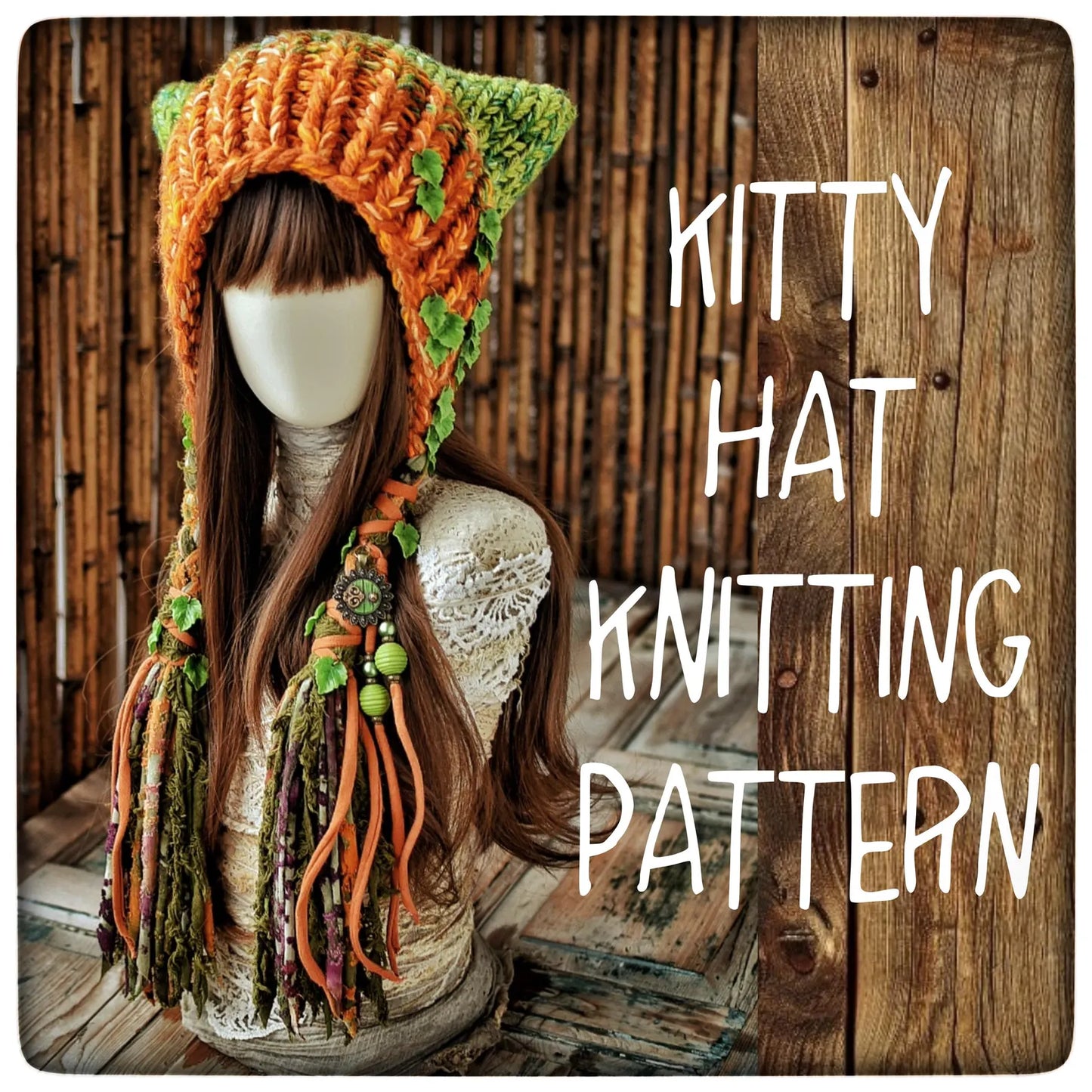 Kitty hat knitting pattern