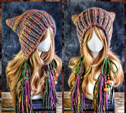 Kitty hat knitting pattern