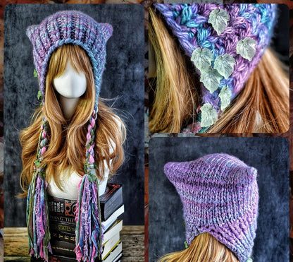 Kitty hat knitting pattern