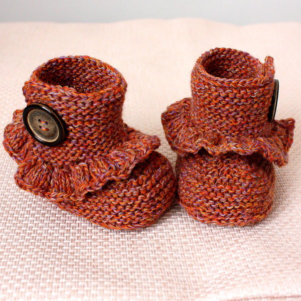 First Step Baby Boots Knitting Pattern