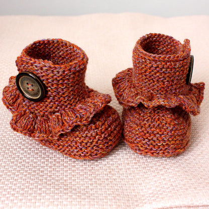First Step Baby Boots Knitting Pattern