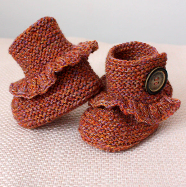 First Step Baby Boots Knitting Pattern