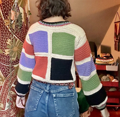 Halloween Sugar Cookie Sweater Crochet Pattern