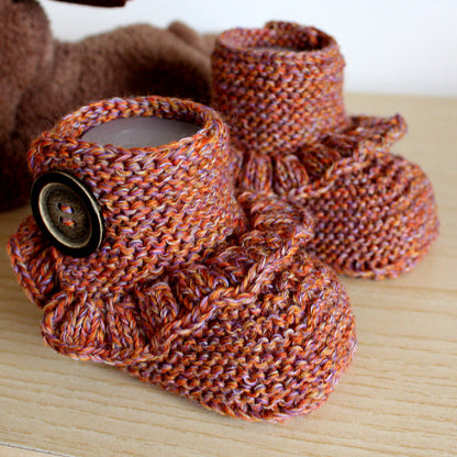First Step Baby Boots Knitting Pattern