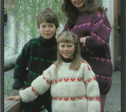 Norwegian Vintage Sweater Knitting Pattern