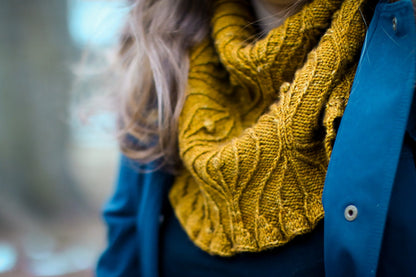 Nouverie Cowl With Bobbles & Ruffle Knitting Pattern