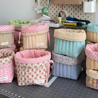 Vanity Bucket Sewing Pattern